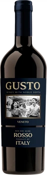 Вино Gusto Rosso Veneto червоне сухе 0.75 л 11% (8050249370886)