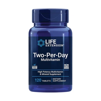 Мультивітаміни, два в день, Two-Per-Day Tablets, Life Extension, 120 таблеток