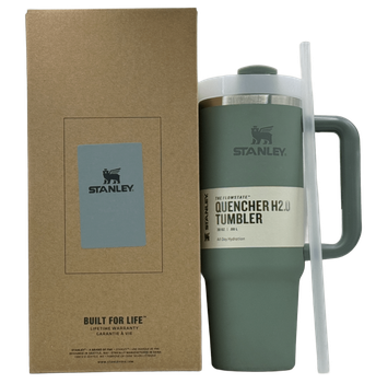Термос термочашка Stanley Quencher H2.0 Tumbler з нержавіючої сталі Olive 0,88 л KT7002012