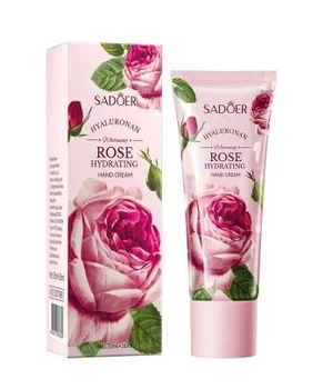 Крем для рук с гиалуроновой кислотой и экстрактом розы SADOER Rose 30 мл+30 мл