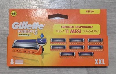змінні картриджі для гоління (леза касети) чоловічі Gillette Fusion 5 Power 8 шт
