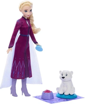 Набір Disney Frozen лялька Ельза з маленьким ведмежам Крижане серце JFG16