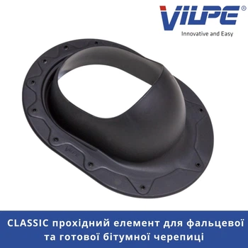 Прохідний елемент VILPE CLASSIC Чорний