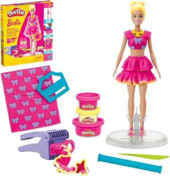 Набор для лепки Hasbro Play-Doh Barbie Рюши и бантики (G1361)