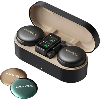 Микрофонная радиосистема Anker AnkerWork M650 (2 TX + 1 RX) Combo Black [150884]