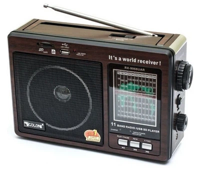 Портативный Радиоприемник GOLON-RX 9966/USB+SD usb sd mp3 fm на батарейках