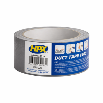 Армированный скотч клейкая лента HPX DC5025 Universal 48мм х 25м Серый