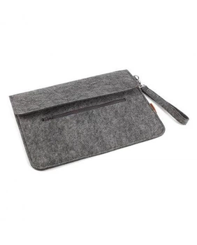 Чехол для планшета FeltFabricDesign 30х21 из войлока серый М23 (11005)