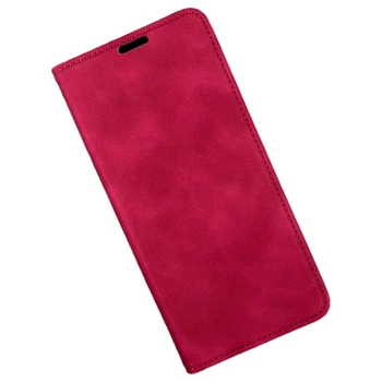 Чехол (книжка) Xiaomi Poco C61 / Redmi A3, Armor Case, Бордовый - 618093
