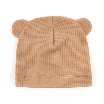 Шапочка з вушками для немовля Dexter`sт baby bear коричневый 40