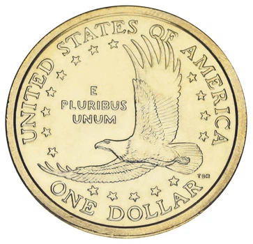 Монета США 1 доллар 2001 P UNC Сакагавея Коренные американцы (KM#310)