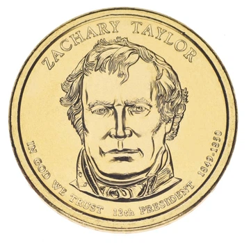 Монета США 1 долар 2009 D «12-й Президент Захарі Тейлор» UNC (KM#453)