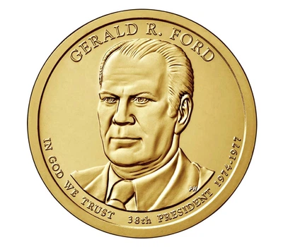 Монета США 1 доллар 2016 D «38-й Президент Джеральд Форд» UNC (KM#620)