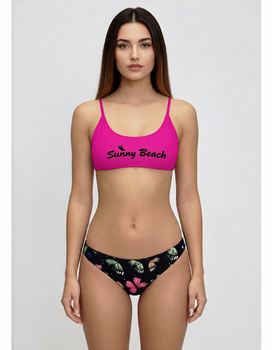 Купальник раздельный Sisianna 4879104 Малиновый 36 (XS); грудь 1A -2B-3C бедра 92-95 см