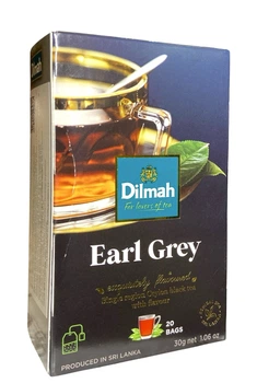 Чай Dilmah Earl Grey Граф Грей чорний з ароматом бергамоту 20 пакетиків (60519)