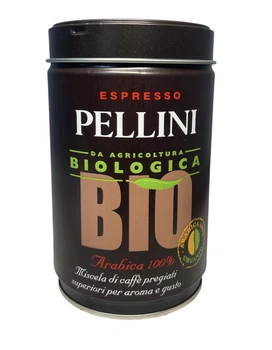 Кава Pellini BIO Logica мелена в металевій банці 250 г (60617)