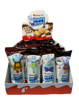Вафельний батончик Kinder Happy Hippo Cocao Какао 28 шт *20,7 г (60760)