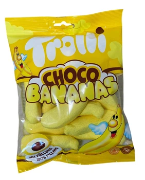 Маршмеллоу Trolli Choco Bananas 150 г (60553)