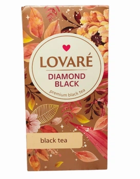 Чай чорний Lovare DIAMOND Black 24пак*2г (59949)