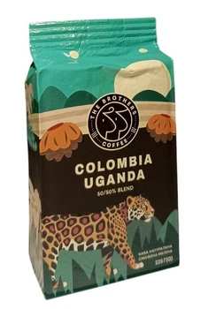 Кава Brothers Colombia Uganda 50\50 % робуста та арабіка мелена 225 г (60025)