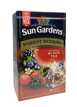 Чай Sun Gardens Forest Berries чорний байховий зі смаком лісових ягід у пакетах-пірамідках 20 шт (60643)