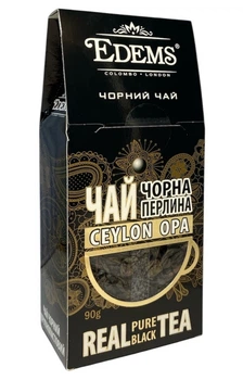 Чай Edems Ceylon чорний Чорна перлина крупнолистовий 100 г (60633)