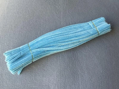 Синельний дріт d 5 мм 30 см 90 шт. Блакитний (15788)
