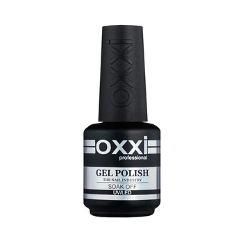 Топ для гель-лака без липкого слоя Oxxi Professional No Wipe Top Coat Crystal UV, 15 мл