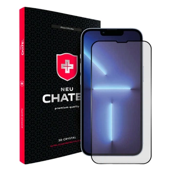 Защитное стекло Apple iPhone 15 Pro Max, NEU Chatel Corning, Черный - 678730