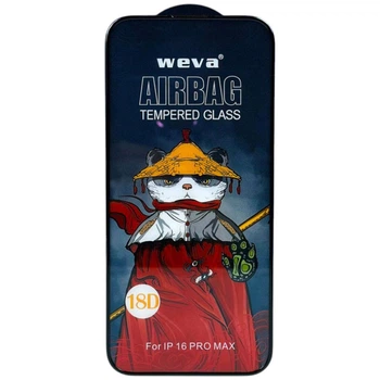 Защитное стекло Samsung A256 Galaxy A25 5G, Weva, 18D, Черный - 565253