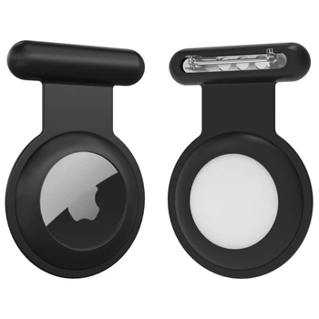 Чехол для Apple Airtag с булавкой для крепления на одежду