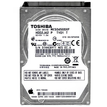 Жесткий диск Toshiba 500GB 5400rpm 8MB MK5065GSXF 2.5" SATAII Refurbished