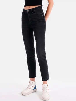 Джинси Slim Fit жіночі Colin's 703 Carla CL1065293-DN01310 30-32 Чорні (8683197826404)