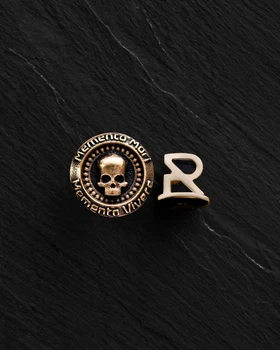 Моносерьга MEMENTO MORI. VIVERE MEMENTO (желтое золото) Reytel 69045185