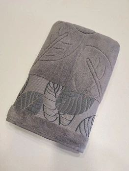 Полотенце махровое банное 70*140 Cestepe Microcotton Asel Серое