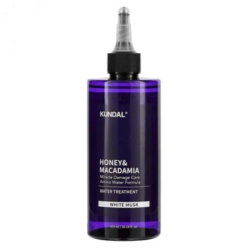 Маска-филлер для волос "Белый мускус" 300 мл Kundal Honey&Macadamia Miracle Damage Care Water Treatment White Musk