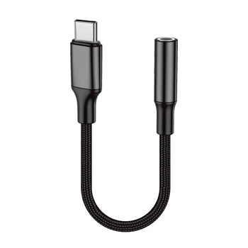 Аудио-переходник WALKER WA-030 Type-C to AUX 3.5мм Black