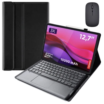 Чехол-клавиатура Smart Cover + Мышка для Lenovo Yoga Tab Plus 12.7" Ukr+Ru+En Black
