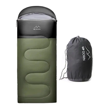 Спальний мішок EXTREME -5 °С 210x75см водонепроникний для туризму 2,4кг Outdoor-Huck OH-1298 Green