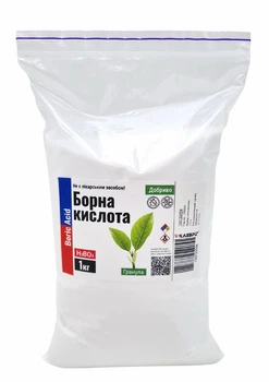 Борная кислота Klebrig 1 кг Удобрение Бкта-1