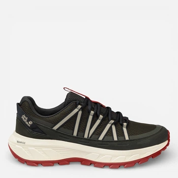 Мужские кроссовки для треккинга с мембраной Jack Wolfskin Wild Hike Texapore Low M A65577-E0205 42.5 (8.5UK) 26.8 см Хаки (4064886555074)