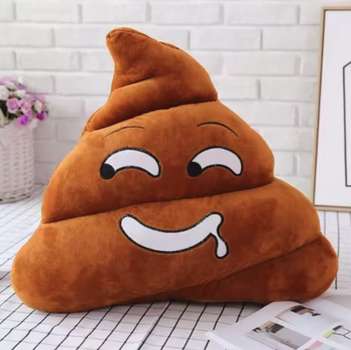 Игрушка антистресс емодзі Какашка emoji Мистер какашка мягкая игрушка прикол подушка