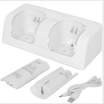 Зарядная док-станция и 2 аккумулятора для Nintendo Wii Remote Controller