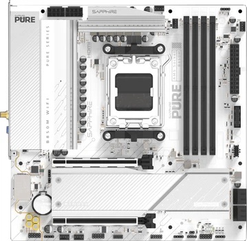 Płyta główna Sapphire Pure B850M Wi-Fi (sAM5, AMD B850, PCI-Ex16)