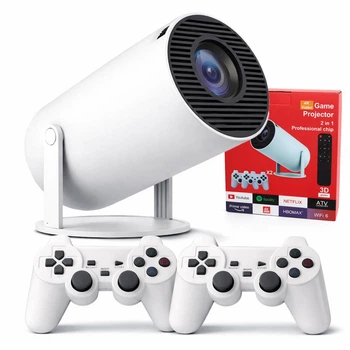 Проектор ігровий X10 Plus з джойстиками на Android 13, HD 720p