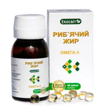 Капсули ELIXIR Риб ячий жир 60капс Еліксир