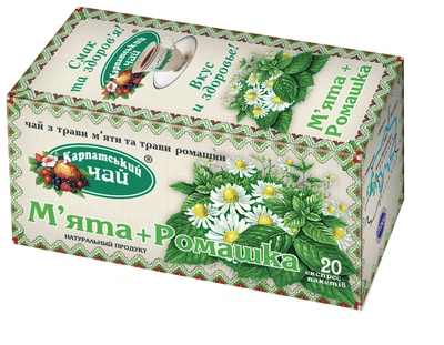 Фіточай М'ята і ромашка 25 пак