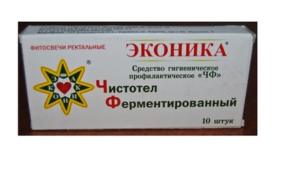 Эконика Свічки Еконіка чистотіл ферментований 10 шт