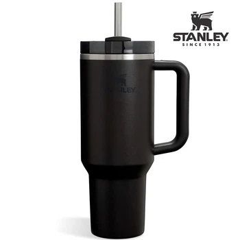 Термочашка Stanley Quencher H2.0 Flowstate 40 oz (1,182 л) Чорна