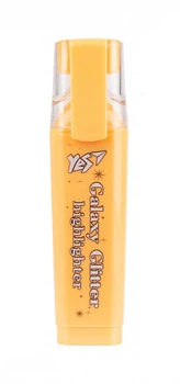 Текстовиділювач YES Galaxy Glitter Жовтий (390791)